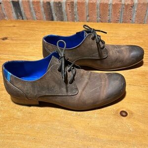 Men’s John Fluevog CBC Radio shoes brown size 10.5